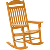 Wildridge Heritage Traditional Rocker Chair Bright Orange