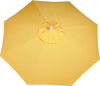 LuxCraft LuxCraft 9' Market Outdoor Umbrella Canopy Replacement (Canopy Only) Buttercup Accessories 9MUB5438