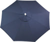 LuxCraft LuxCraft 9' Market Outdoor Umbrella Canopy Replacement (Canopy Only) Spectrum Indigo Accessories 9MUSI48080