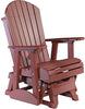 LuxCraft LuxCraft Adirondack Recycled Plastic 2 Foot Glider Chair Cherrywood Glider Chair 2APGCW