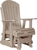 LuxCraft LuxCraft Adirondack Recycled Plastic 2 Foot Glider Chair Weatherwood Glider Chair 2APGWW