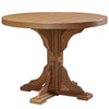 LuxCraft LuxCraft Antique Mahogany Recycled Plastic 4' Round Table Antique Mahogany / Bar Tables P4RTBAM