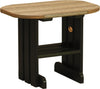 LuxCraft LuxCraft Antique Mahogany Recycled Plastic End Table Antique Mahogany on Black Accessories PETAMB