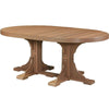 LuxCraft LuxCraft Antique Mahogany Recycled Plastic Oval Table Antique Mahogany / Bar Tables P46OTBAM