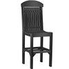 LuxCraft LuxCraft Black Recycled Plastic Regular Chair Black / Bar Chair Chair PRCBBK