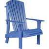 LuxCraft LuxCraft Blue Royal Recycled Plastic Adirondack Chair Blue Adirondack Deck Chair RACB