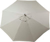LuxCraft LuxCraft Canvas 9' Market Outdoor Umbrella Canopy Replacement (Canopy Only) Canvas Accessories 9MUC5453