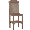 LuxCraft LuxCraft Chestnut Brown Recycled Plastic Regular Chair Chestnut Brown / Bar Chair Chair PRCBCBR