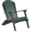 LuxCraft LuxCraft Folding Recycled Plastic Adirondack Chair Adirondack Deck Chair
