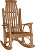LuxCraft LuxCraft Grandpa's Recycled Plastic Rocking Chair (2 Chairs) Antique Mahogany Rocking Chair PGRAM