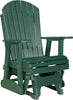 LuxCraft LuxCraft Green Green Adirondack Recycled Plastic 2 Foot Glider Chair Green Glider Chair 2APGG
