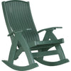 LuxCraft LuxCraft Green Recycled Plastic Comfort Porch Rocking Chair Green Rocking Chair PCRG