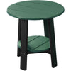 LuxCraft LuxCraft Green Recycled Plastic Deluxe End Table Green On Black End Table PDETGB