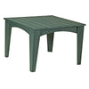 LuxCraft LuxCraft Green Recycled Plastic Island Dining Table Green Tables IDT44SG