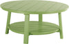 LuxCraft LuxCraft Lime Green Recycled Plastic Deluxe Conversation Table Lime Green Conversation Table PDCTLG