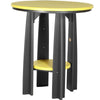 LuxCraft LuxCraft Recycled Plastic 36" Balcony Table Yellow On Black Tables PBATYB