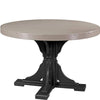 LuxCraft Weatherwood Recycled Plastic 4' Round Table
