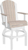 LuxCraft Birch Recycled Plastic Adirondack Swivel Chair