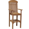 LuxCraft LuxCraft Recycled Plastic Captain Chair Antique Mahogany / Bar Chair Chair PCCBAM
