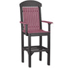 LuxCraft Cherry wood Recycled Plastic Captain Chair