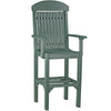 LuxCraft Green Recycled Plastic Captain Chair