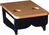 LuxCraft LuxCraft Recycled Plastic Center Table Cupholder Cedar on Black Accessories PCTACB
