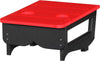 LuxCraft LuxCraft Recycled Plastic Center Table Cupholder Red on Black Accessories PCTARB