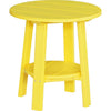 LuxCraft Yellow Recycled Plastic Deluxe End Table