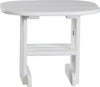 LuxCraft LuxCraft Recycled Plastic End Table White Accessories PETW