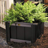 LuxCraft LuxCraft Recycled Plastic Square Planter Planter Box