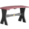LuxCraft Cherry wood Recycled Plastic Table Bench