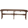 LuxCraft LuxCraft Recycled Plastic Table Bench Chestnut Brown / 52" Bench P52TBCBR