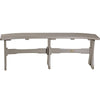LuxCraft LuxCraft Recycled Plastic Table Bench Weatherwood / 52" Bench P52TBWW
