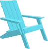 LuxCraft Luxcraft Urban Adirondack Chair Aruba Blue Adirondack Deck Chair UACAB