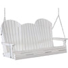 LuxCraft LuxCraft White Adirondack 5ft. Recycled Plastic Porch Swing White / Adirondack Porch Swing Porch Swing 5APSW