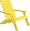 LuxCraft Luxcraft Yellow Urban Adirondack Chair Yellow Adirondack Deck Chair UACY